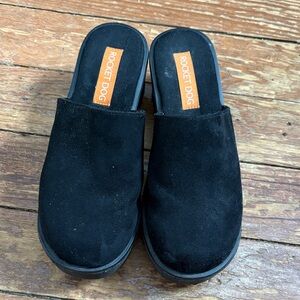 Rocket Dog Vintage Platform Clog Black Size 7